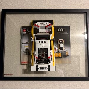 Audi Sport Framed Model Car